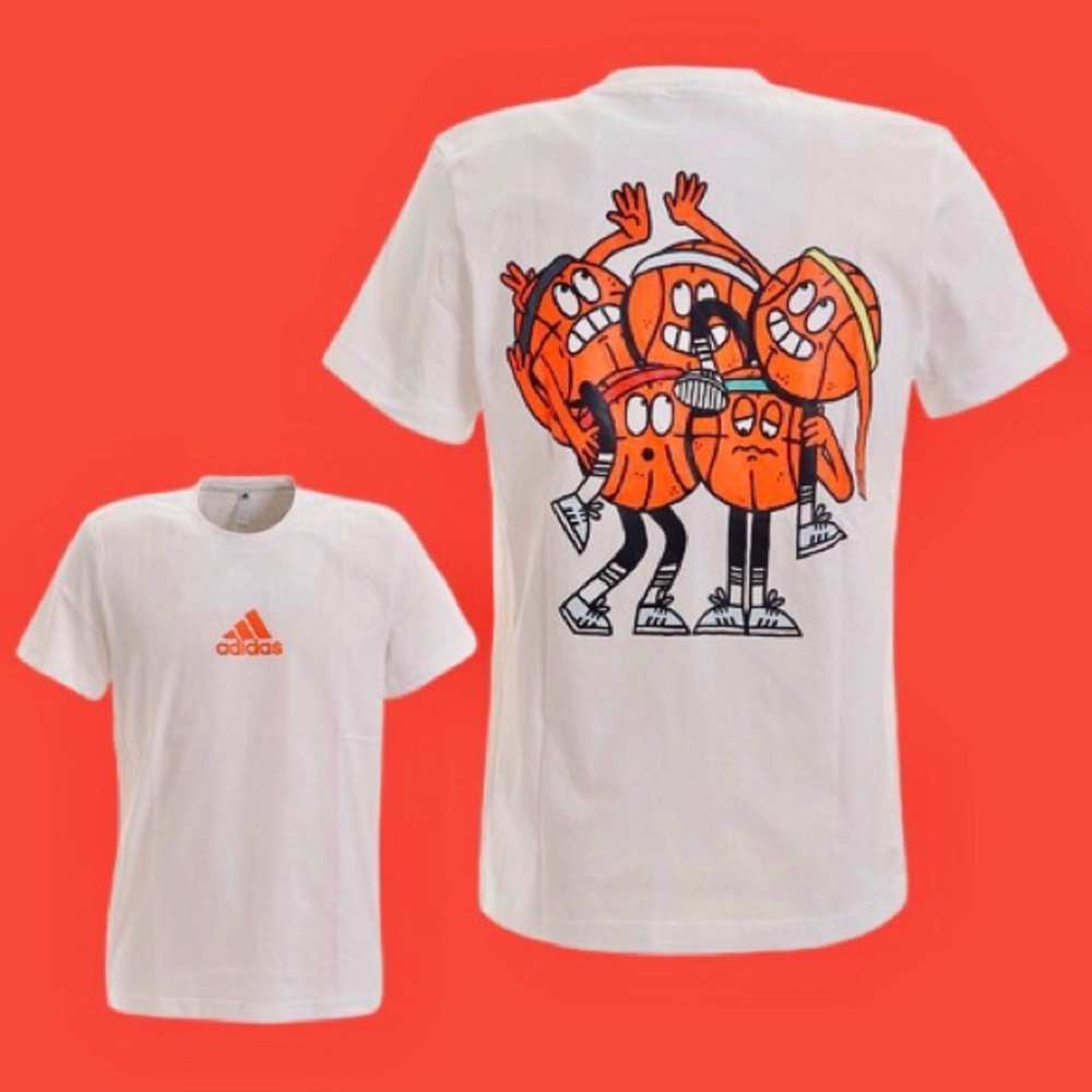 Adidas Mens Basketball NBA Graphic T-Shirt NEW Rare 2XL